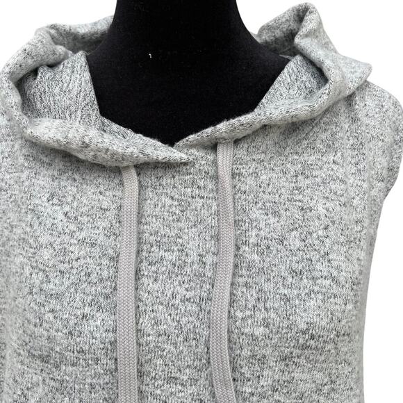 TORRID, SUPER SOFT, women's  size 2 (18-20 2X) hoodie, gray with lace sleeves - Picture 1 of 10